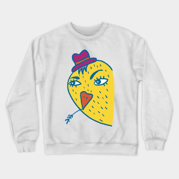 Yellow bird Crewneck Sweatshirt by Douwannart